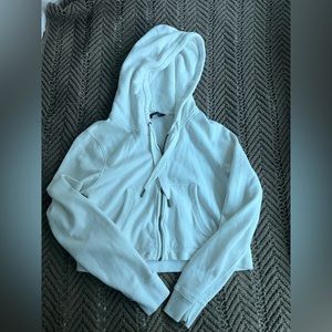 Abercrombie crop zip up